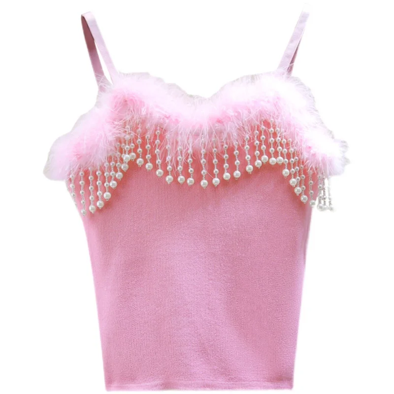 Summer Camisole Woman 2021 Korean Style Slim Fit Sling All-Matching Skinny Stretch Knitted Vest Shirt Girls Ladies Tanks
Summer Camisole Woman 2021 Korean Style Slim Fit Sling All-Matching Skinny Stretch Knitted Vest Shirt Girls Ladies Tanks