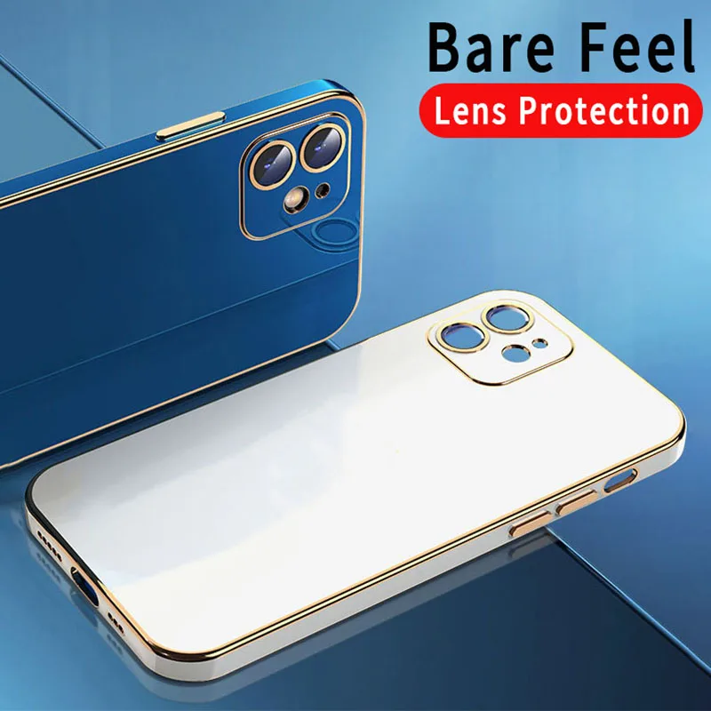 Luxury Plating Armor Bumper Case For iPhone 11 12 13 Pro Max Mini X Xs XR 7 8 Plus SE 2020 Solid Color Silicone Shockproof Cover
Luxury Plating Armor Bumper Case For iPhone 11 12 13 Pro Max Mini X Xs XR 7 8 Plus SE 2020 Solid Color Silicone Shockproof Cover