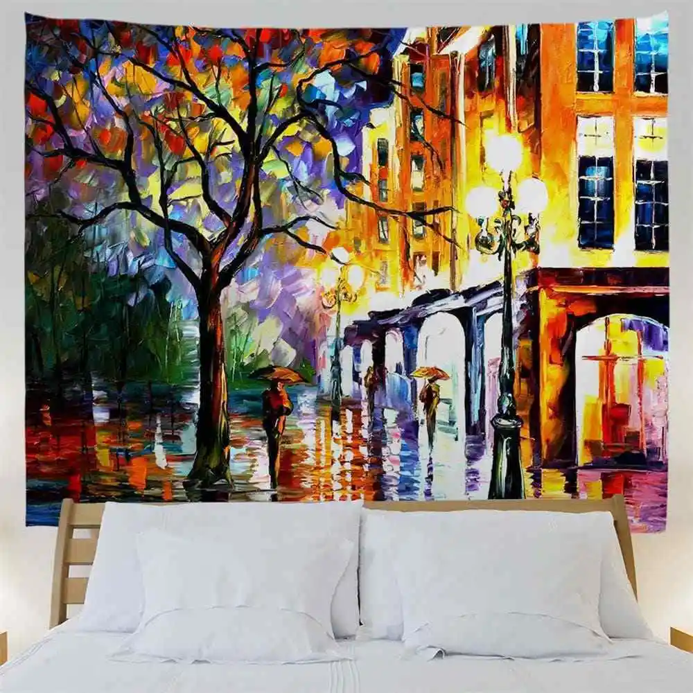 Oil Painting Art Tapestry Wall Hanging Colorful Pattern Tapestry Wall Home Decor
Oil Painting Art Tapestry Wall Hanging Colorful Pattern Tapestry Wall Home Decor