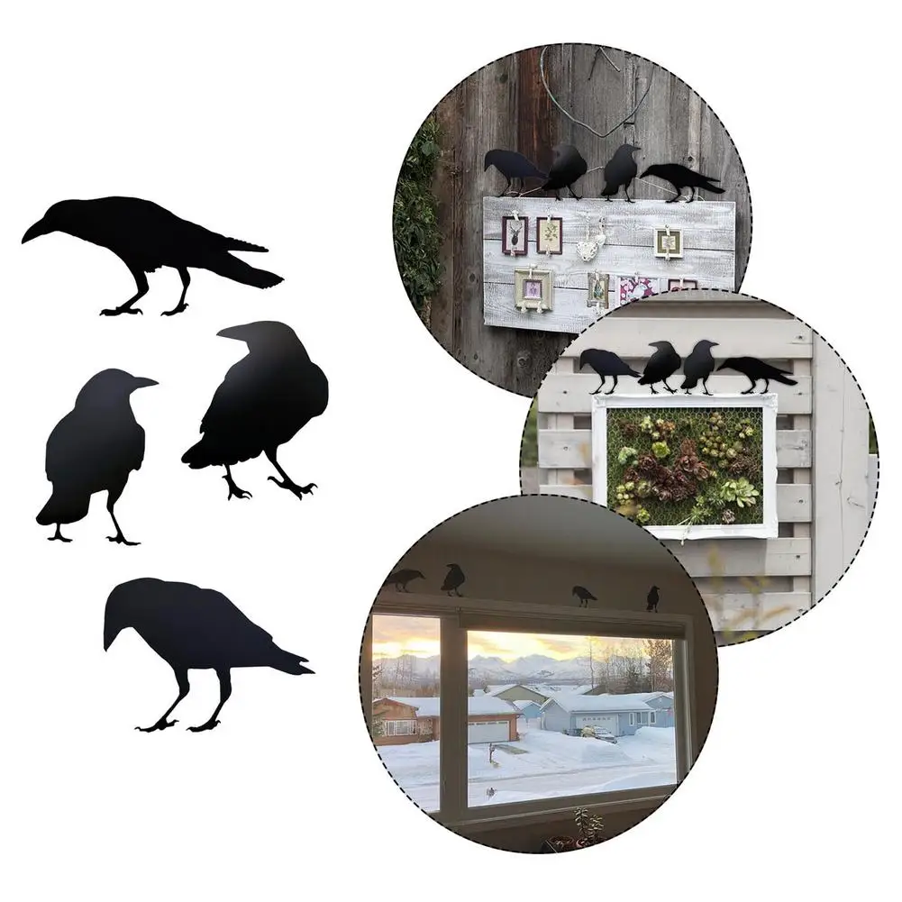 4-PCS Artificial Crow Black Bird Raven Prop Decor For Halloween Display Event Party Bar Decoration Home Decor Supplies Gift
4-PCS Artificial Crow Black Bird Raven Prop Decor For Halloween Display Event Party Bar Decoration Home Decor Supplies Gift
