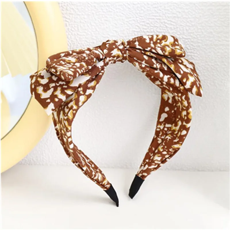 Double Layers Bows Knotted Hairband Headband for Women Summer Headwear Print Bowknot Hairband Ladies Hair Ornament DIY Headdress 
Double Layers Bows Knotted Hairband Headband for Women Summer Headwear Print Bowknot Hairband Ladies Hair Ornament DIY Headdress