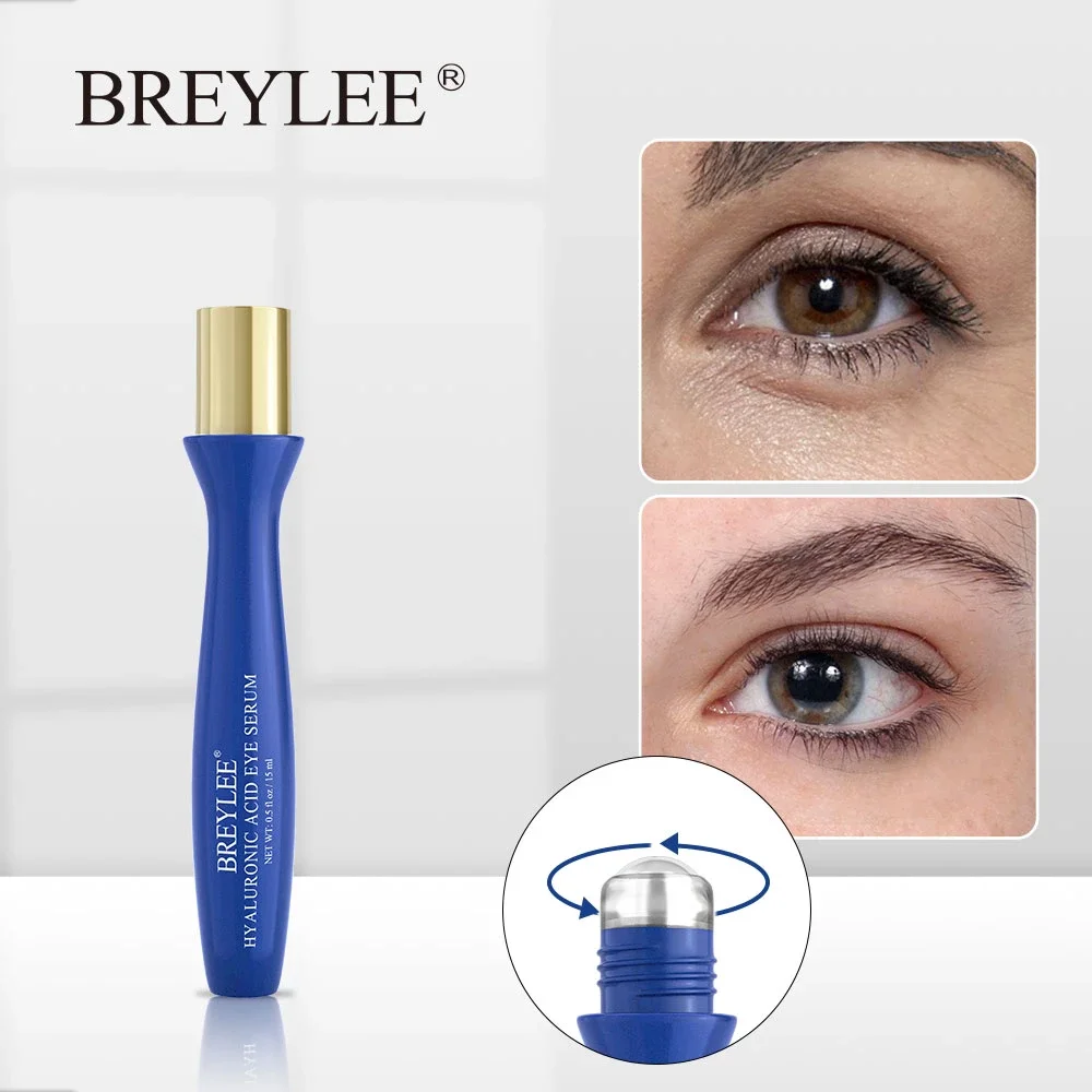 BREYLEE Hyaluronic Acid Eye Serum Eye Massage Roller Anti Wrinkle Remove Eye Bag Moisturizer Anti-Aging Anti-Puffiness Skin Care
BREYLEE Hyaluronic Acid Eye Serum Eye Massage Roller Anti Wrinkle Remove Eye Bag Moisturizer Anti-Aging Anti-Puffiness Skin Care