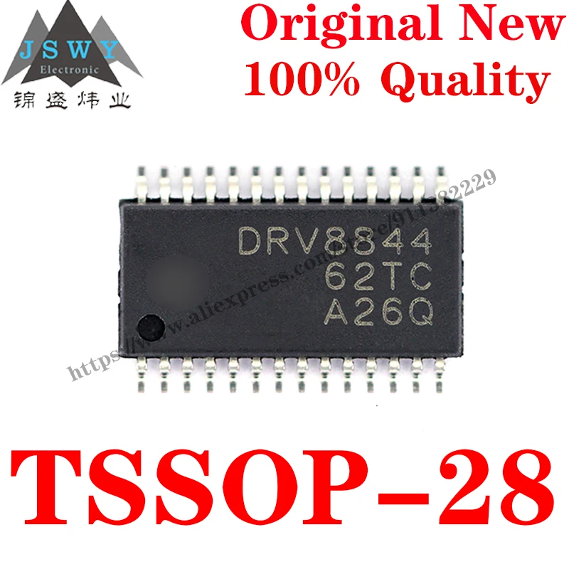 5 ~ 100 шт., DRV8844PWPR TSSOP-28, полупроводниковый контроллер зажигания двигателя, Драйвер IC чипа для модуля arduino, бесплатная доставка
5 ~ 100 шт., DRV8844PWPR TSSOP-28, полупроводниковый контроллер зажигания двигателя, Драйвер IC чипа для модуля arduino, бесплатная доставка