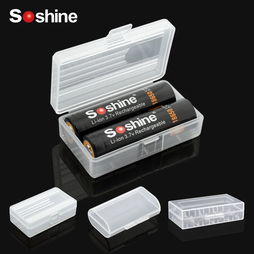 Soshine Hard Plastic 18650 Battery Case For 1x 2x 4x 8x 18650 16340 Battery Holder Storage Box Container Cover Organizer Box
Soshine Hard Plastic 18650 Battery Case For 1x 2x 4x 8x 18650 16340 Battery Holder Storage Box Container Cover Organizer Box