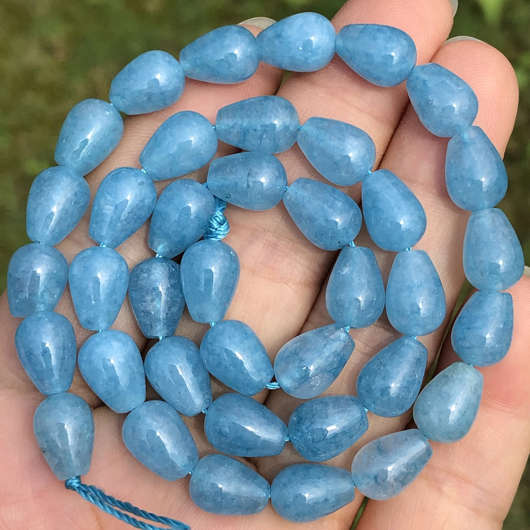 10x14mm Natural Water Drop Colorful Chalcedony Jades Stone Loose Spacer Beads For Jewelry Making DIY Woman Bracelet Accessories
10x14mm Natural Water Drop Colorful Chalcedony Jades Stone Loose Spacer Beads For Jewelry Making DIY Woman Bracelet Accessories