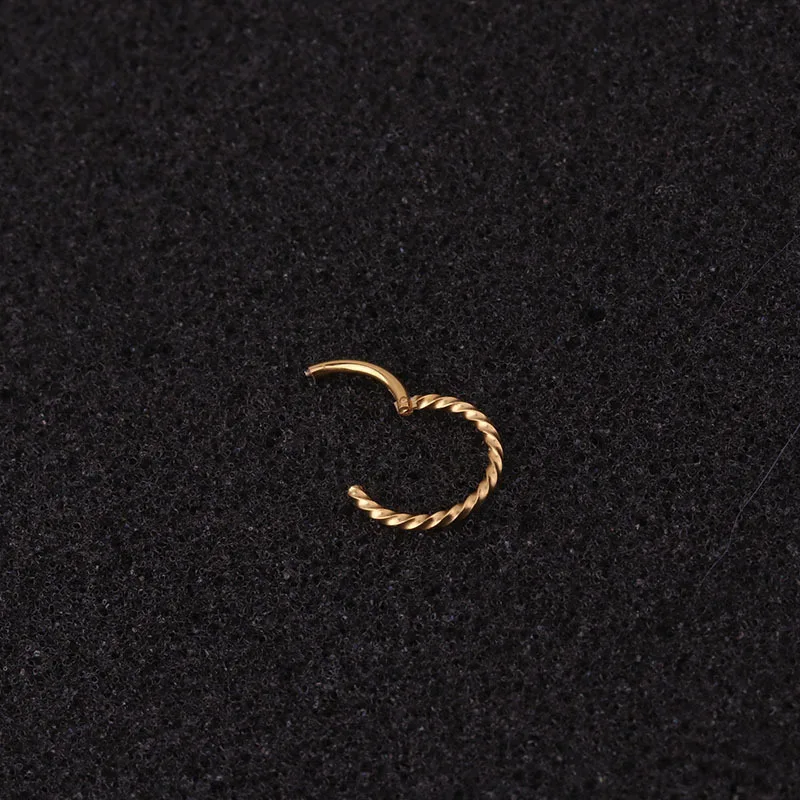 1 шт. Навесное сегментное кольцо из нержавеющей стали от 6 мм до 12 16 г кликер