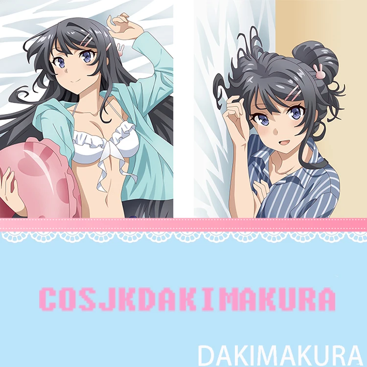 Аниме Dakimakura Rascal Not Dream of Bunny Girl Sakurajima Mai Чехол-Подушка обнимающая Подушка Чехол сексуальный подарок Kwaii
Аниме Dakimakura Rascal Not Dream of Bunny Girl Sakurajima Mai Чехол-Подушка обнимающая Подушка Чехол сексуальный подарок Kwaii