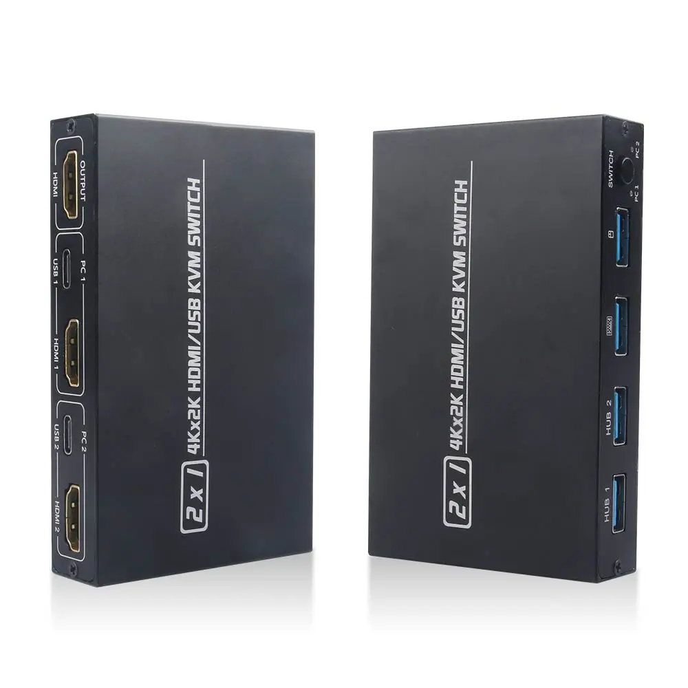 For 2 PC Sharing Keyboard Mouse Printer Plug And Paly 2021 Out 4K USB HDMI KVM Switch Box Video Display USB Switch Splitter
For 2 PC Sharing Keyboard Mouse Printer Plug And Paly 2021 Out 4K USB HDMI KVM Switch Box Video Display USB Switch Splitter