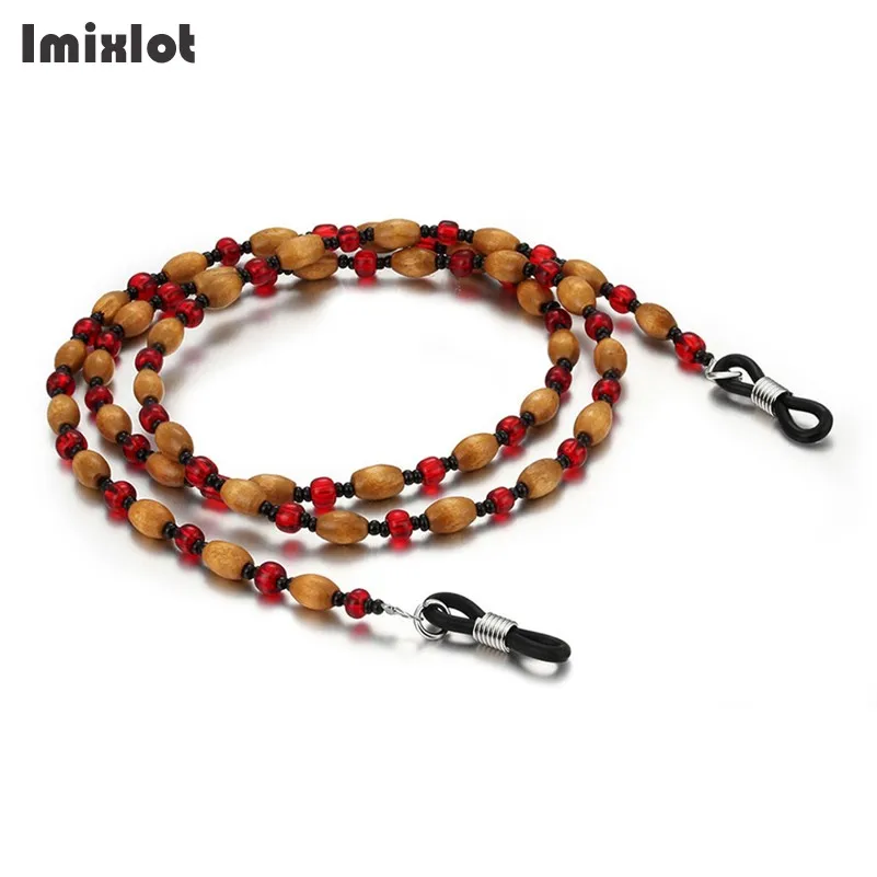 1PC Wooden Beaded Glasses Chain for Women Fashion Lanyard Red Acrylic Beads Sunglassses Chains Strap Cord Hanging Neck Holder
1PC Wooden Beaded Glasses Chain for Women Fashion Lanyard Red Acrylic Beads Sunglassses Chains Strap Cord Hanging Neck Holder