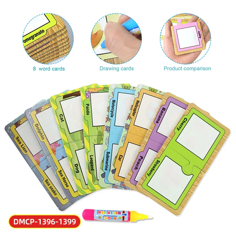6Types Magic Water Drawing Boards&Doodle Pen Kids Toy Coloring Book Graphics Drawing Set Cognition Educational Toys for Children
6Types Magic Water Drawing Boards&Doodle Pen Kids Toy Coloring Book Graphics Drawing Set Cognition Educational Toys for Children