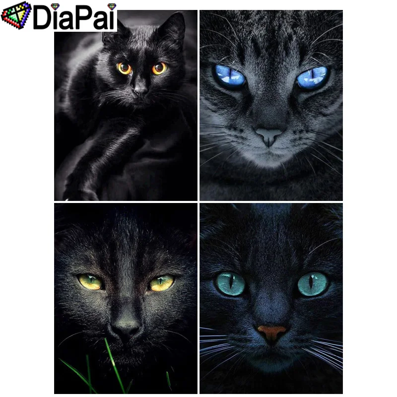 Полноразмерная/круглая Алмазная картина DIAPAI 100% 5D «сделай сам», «глаза черные Кошачьи», 3D вышивка крестиком, домашний декор
Полноразмерная/круглая Алмазная картина DIAPAI 100% 5D «сделай сам», «глаза черные Кошачьи», 3D вышивка крестиком, домашний декор