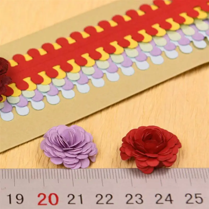 60 шт. цветок Квиллинг арт полоски сделай сам с цветочным принтом лепесток поделки