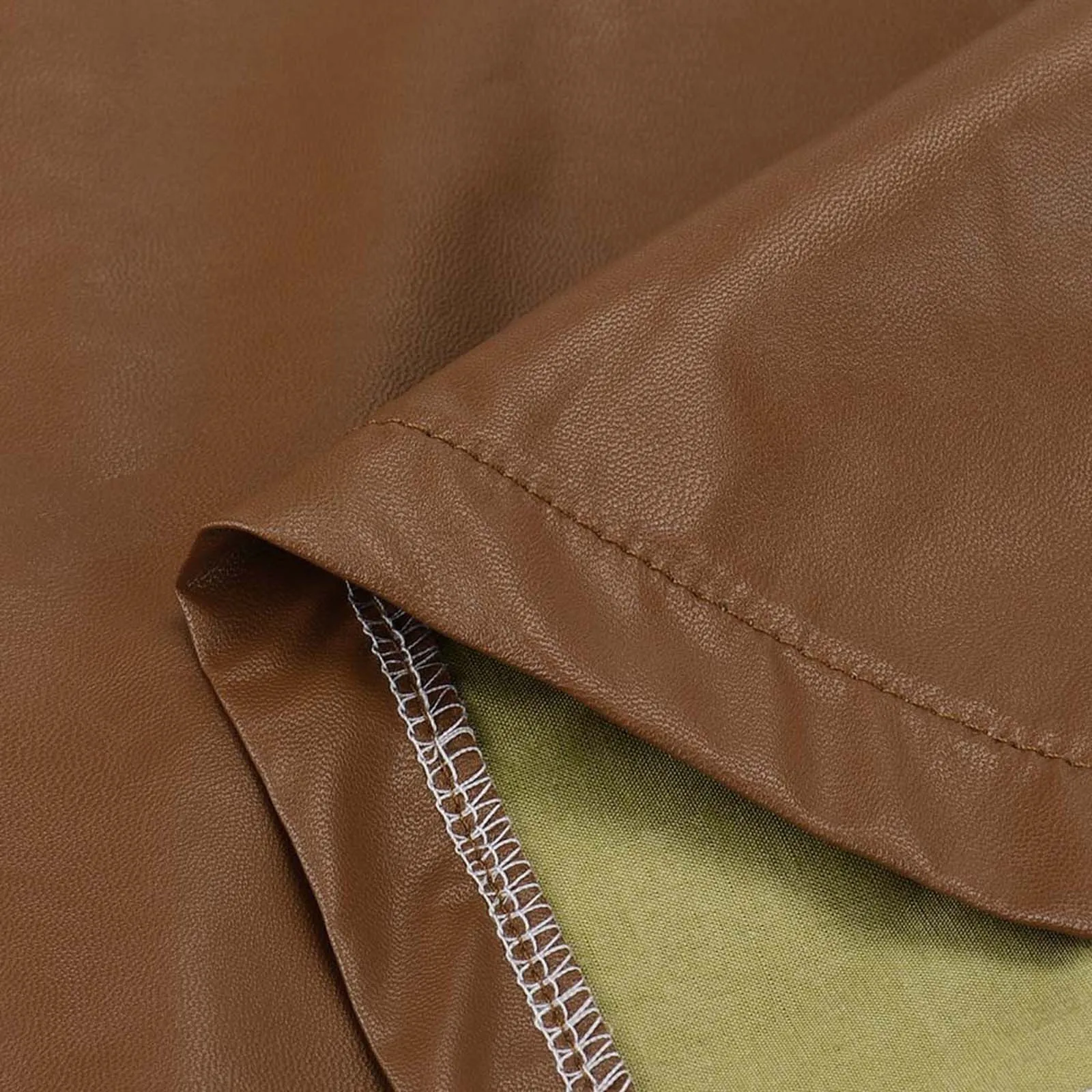 Women Skirts Sexy Fashion Zipper Solid Color Tight Fitting Leather Versatile Casual All-Match Kawaii Mini Skirt q5
Women Skirts Sexy Fashion Zipper Solid Color Tight Fitting Leather Versatile Casual All-Match Kawaii Mini Skirt q5