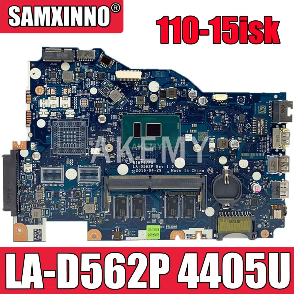 SAMXINNO For Lenovo Ideapad 110-15ISK Laotop Mainboard BIWP4/P5 LA-D562P Motherboard with 4405U 4GB RAM
SAMXINNO For Lenovo Ideapad 110-15ISK Laotop Mainboard BIWP4/P5 LA-D562P Motherboard with 4405U 4GB RAM