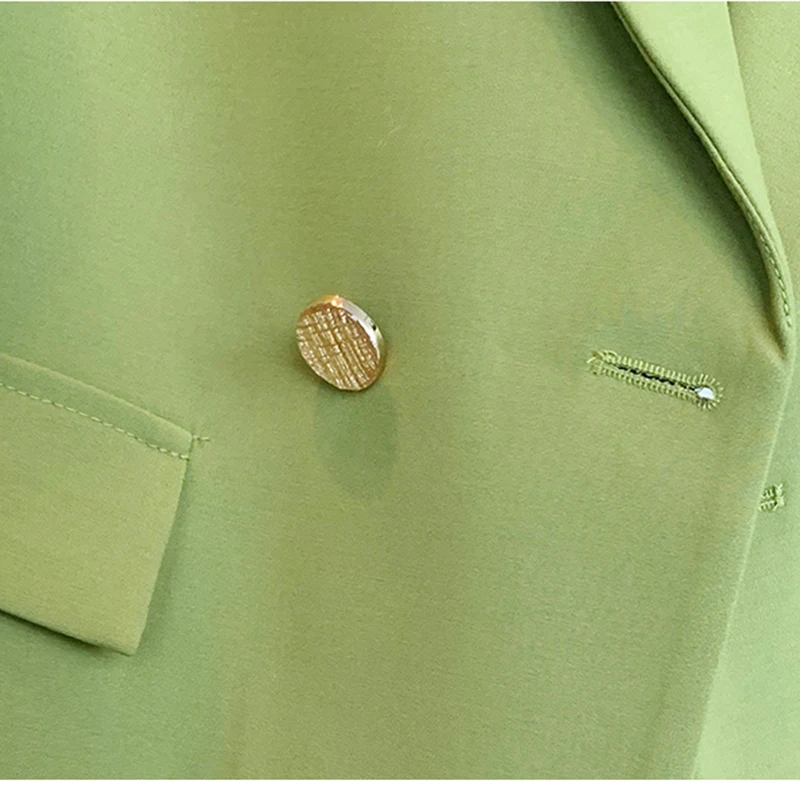 Plus Size Long-Sleeved Suit Tops 2021 Spring Women's Casual Green Blazer Jacket Double-Breasted New Female Oversied Jacket
Plus Size Long-Sleeved Suit Tops 2021 Spring Women's Casual Green Blazer Jacket Double-Breasted New Female Oversied Jacket