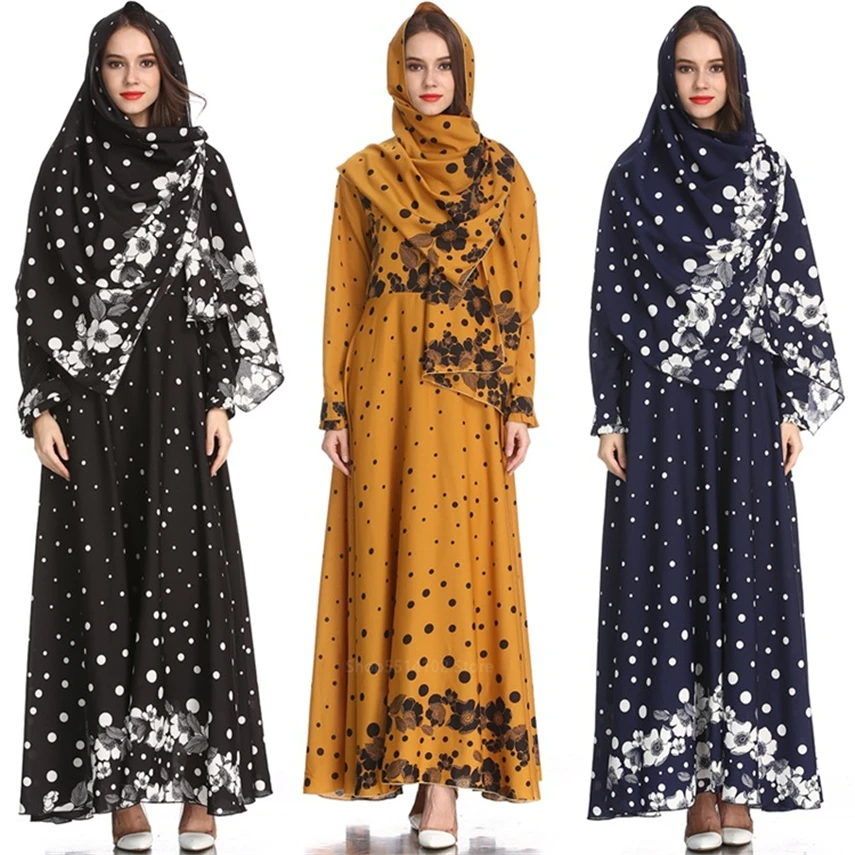 Muslim Abaya Hijab Dress Fashion Women Dubai Abrab Kaftan Turkish Islamic Printing Clothing Loose Long Robe Female Party Vestido
Muslim Abaya Hijab Dress Fashion Women Dubai Abrab Kaftan Turkish Islamic Printing Clothing Loose Long Robe Female Party Vestido