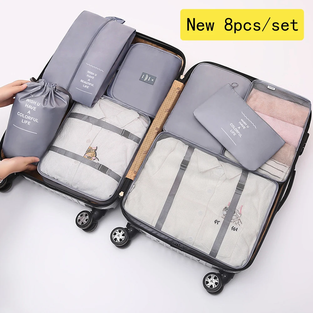 8Pcs/set Travel Accessories Travel Organizer Travel Bag Set For Traveling Travel Kit Cosmetic Luggage Large Suitcase Storage Bag
8Pcs/set Travel Accessories Travel Organizer Travel Bag Set For Traveling Travel Kit Cosmetic Luggage Large Suitcase Storage Bag