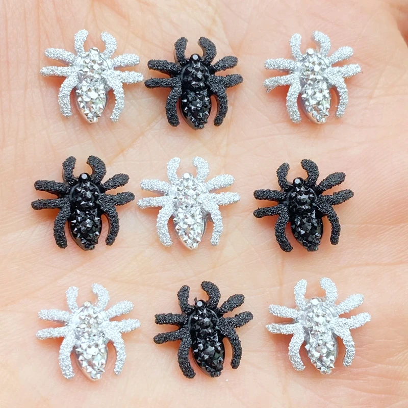 50pcs Mini Spider Flat back Resin Cabochons Rhinestone Crystal Strass For Clothes Jewelry Bag Making DIY Crafts 13mm
50pcs Mini Spider Flat back Resin Cabochons Rhinestone Crystal Strass For Clothes Jewelry Bag Making DIY Crafts 13mm