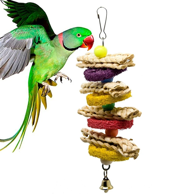 Parrot Chewing Toy Funny Cage Bite Toy Parrot Cage Hanging Toy Bird Bell Toy Parrot Funny Swing Ball Toy Training Toys
Parrot Chewing Toy Funny Cage Bite Toy Parrot Cage Hanging Toy Bird Bell Toy Parrot Funny Swing Ball Toy Training Toys