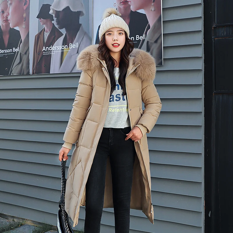 2021 Women's Winter Long Coats Hooded Solid Female Jackets with Fur Collar Loose Thick Cotton Padded Casual Parkas
2021 Women's Winter Long Coats Hooded Solid Female Jackets with Fur Collar Loose Thick Cotton Padded Casual Parkas