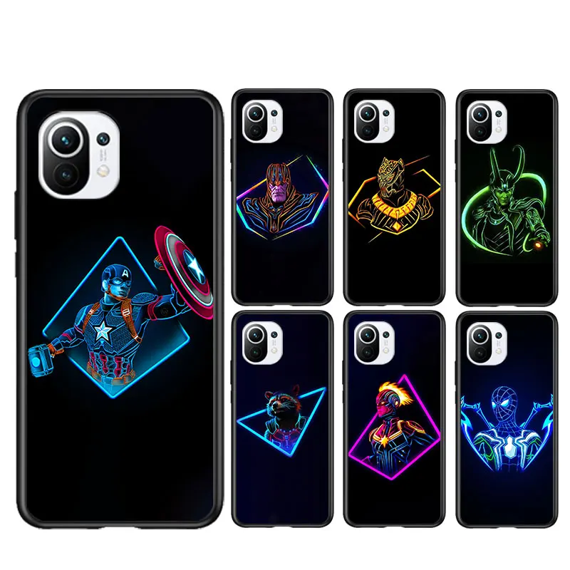 Marvel hero color for Xiaomi Mi 11T 10T 11 10 Ultra Lite Note10 9 9T SE 8 Pro A3 5G Silicone Black Phone Case Cover
Marvel hero color for Xiaomi Mi 11T 10T 11 10 Ultra Lite Note10 9 9T SE 8 Pro A3 5G Silicone Black Phone Case Cover