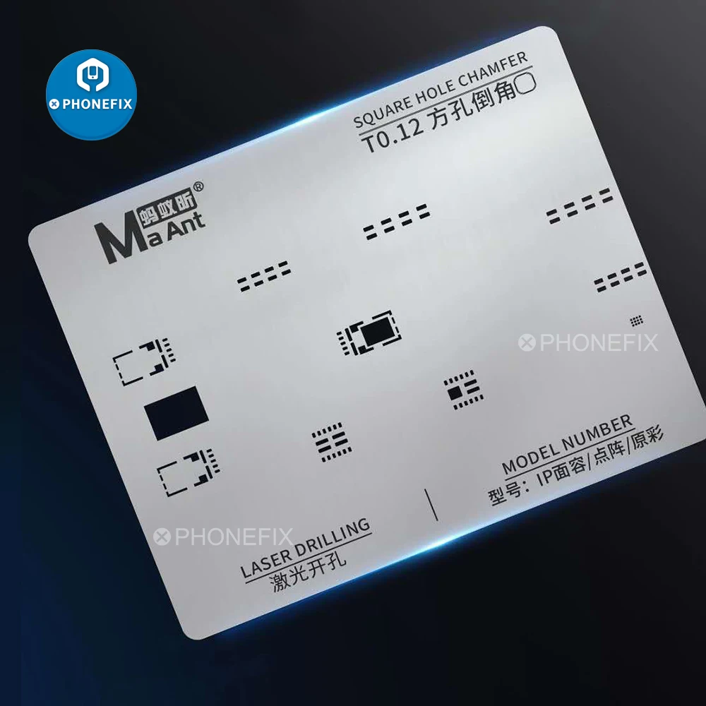 Трафарет Maant BGA Reballing для Iphone X-11 Pro Max точечная матрица распознавание лица ремонт