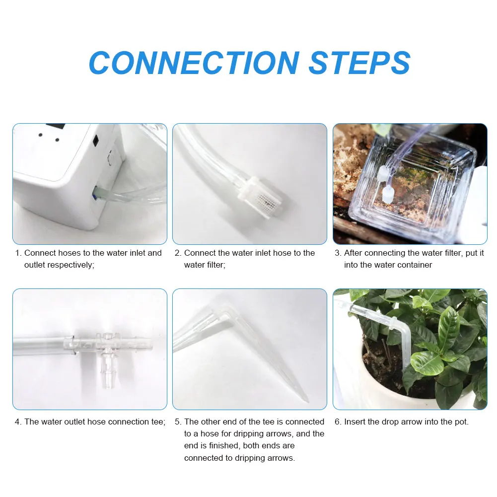 Intelligent Timing Watering Kit Garden Micro Drip Equipment Automatic Drip Irrigation System Dual Pump Timer Digital Controller
Intelligent Timing Watering Kit Garden Micro Drip Equipment Automatic Drip Irrigation System Dual Pump Timer Digital Controller