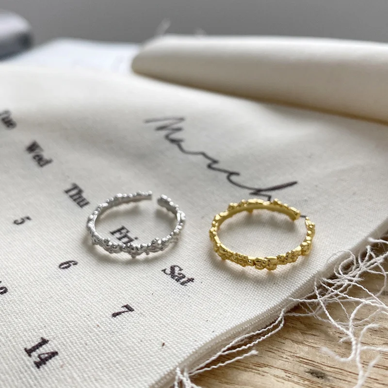 925 Sterling Silver Rings Irregular Bubble Texture Gift For Women Minimalist Trendy Matching Vintage Party 2021 Trend Jewellery
925 Sterling Silver Rings Irregular Bubble Texture Gift For Women Minimalist Trendy Matching Vintage Party 2021 Trend Jewellery