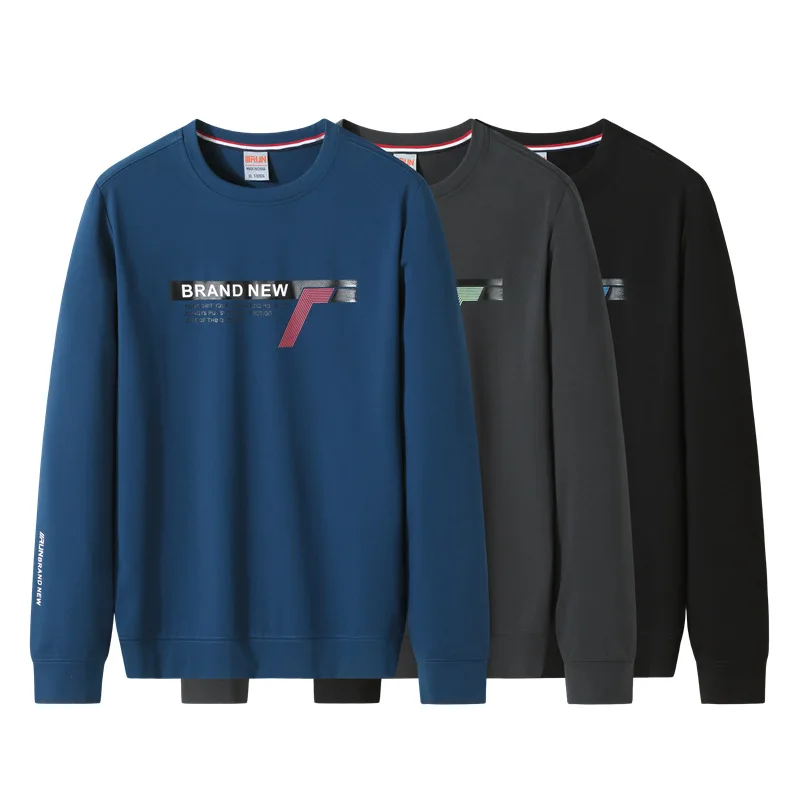 Spring 2021 new men's fat plus size round neck sweater for young men's long sleeve base coat
Spring 2021 new men's fat plus size round neck sweater for young men's long sleeve base coat