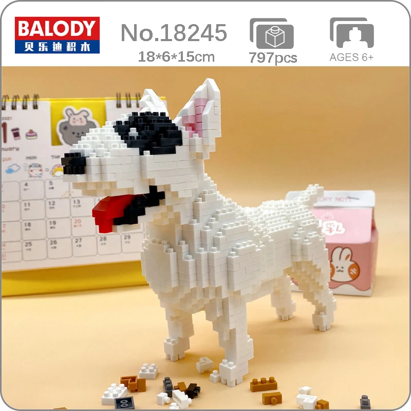 Balody American Pit Bull Terrier Dog Animal Pet 3D Model Building Blocks Kit DIY Mini Diamond Bricks Magic Toys for Kid Children
Balody American Pit Bull Terrier Dog Animal Pet 3D Model Building Blocks Kit DIY Mini Diamond Bricks Magic Toys for Kid Children