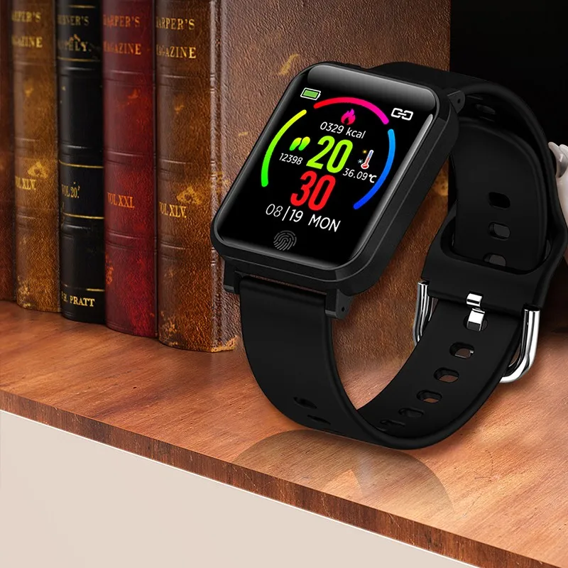Thermometry Smart Watch Men Women Waterproof Wristband Blood Pressure Heart Rate Monitor Fitness Tracker Sport Watch
Thermometry Smart Watch Men Women Waterproof Wristband Blood Pressure Heart Rate Monitor Fitness Tracker Sport Watch