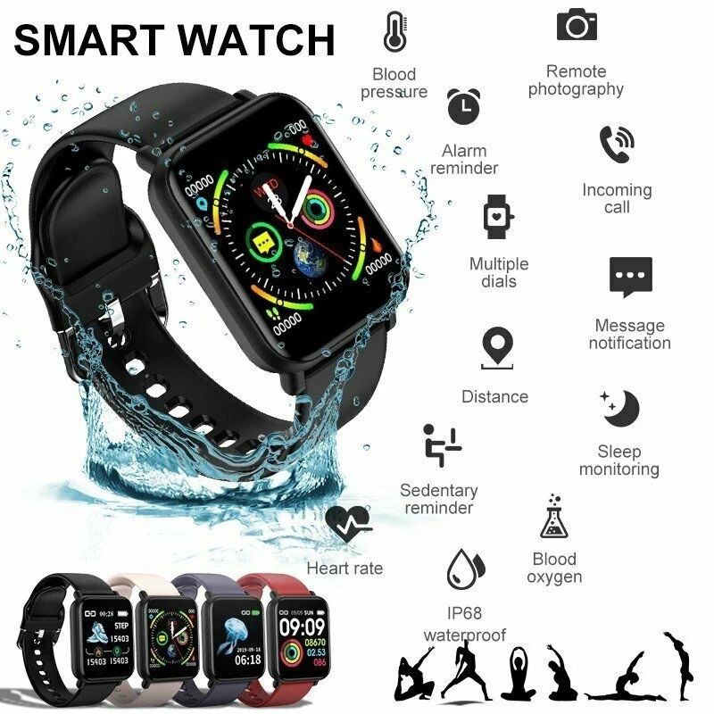R16 Smart Bluetooth Watch Men Women Heart Rate Blood Pressure Monitor Fitness Tracker IP68 Waterproof Smartwatch For IOS Android
R16 Smart Bluetooth Watch Men Women Heart Rate Blood Pressure Monitor Fitness Tracker IP68 Waterproof Smartwatch For IOS Android