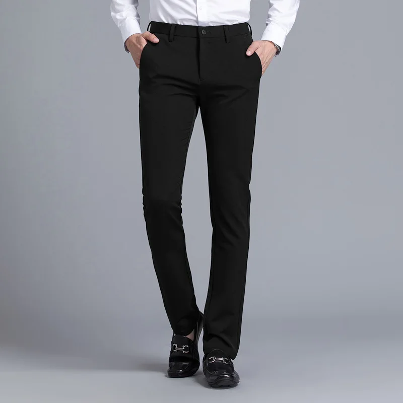 Casual pants 2021 spring and summer men's comfortable business pants men's middle-aged and young straight black vertical casual
Casual pants 2021 spring and summer men's comfortable business pants men's middle-aged and young straight black vertical casual