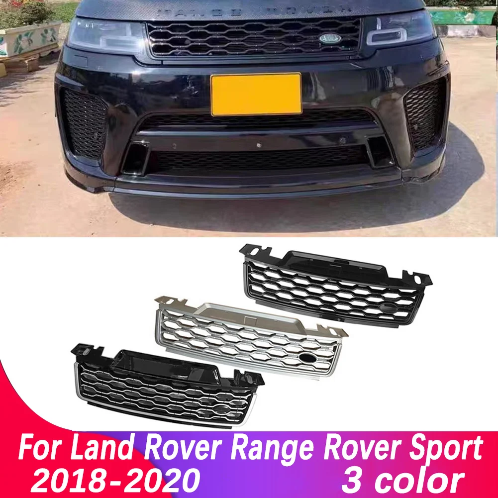 For Land Rover Range Rover Sport 2018 2019 2020 Car Front Bumper Grille Centre Panel Exterior Styling Upper Grill with logo ABS
For Land Rover Range Rover Sport 2018 2019 2020 Car Front Bumper Grille Centre Panel Exterior Styling Upper Grill with logo ABS