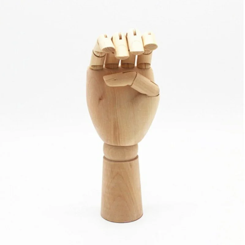18cm Wooden Mannequin Hand Realistic Artist Hand Model Posable Flexible Fingers For Arts Painting Jewelry Display Home Decor
18cm Wooden Mannequin Hand Realistic Artist Hand Model Posable Flexible Fingers For Arts Painting Jewelry Display Home Decor