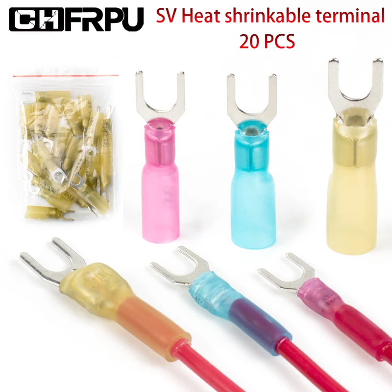 20PCS/1 bag Waterproof heat shrinkable terminal SV wire connector joint crimp terminal 10-22AWG Waterproof classification
20PCS/1 bag Waterproof heat shrinkable terminal SV wire connector joint crimp terminal 10-22AWG Waterproof classification