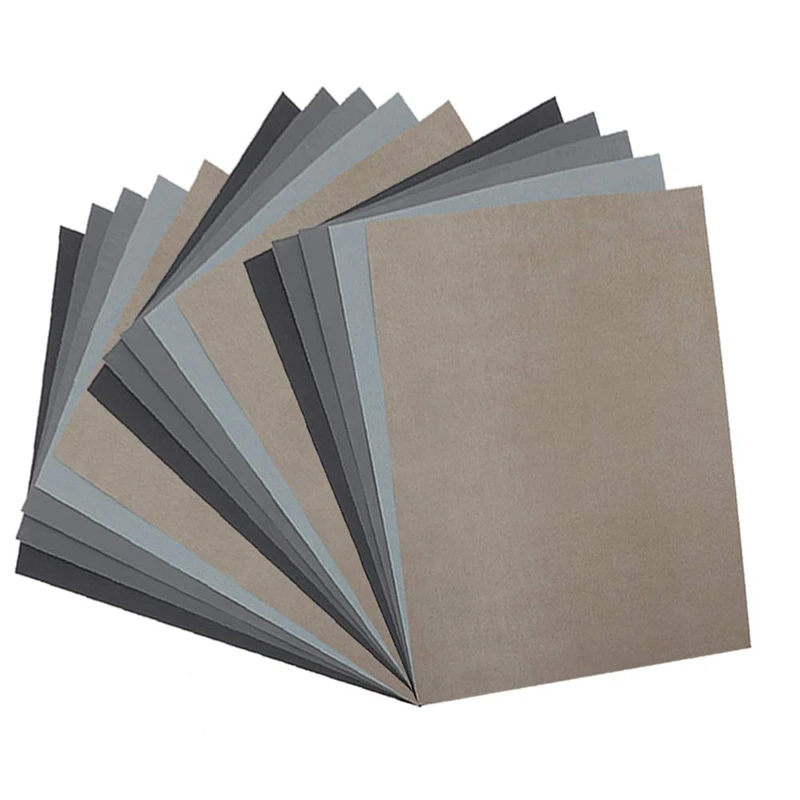 15Pcs Wet Dry Sandpaper 1000 -7000 Assorted High Grit Polishing Sandpaper Sheets For Automotive Wood Metal Sanding
15Pcs Wet Dry Sandpaper 1000 -7000 Assorted High Grit Polishing Sandpaper Sheets For Automotive Wood Metal Sanding
