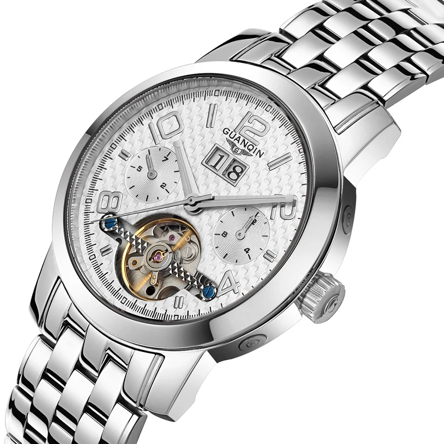 GUANQIN Men Watch Top Luxury Brand Watch Tourbillon Skeleton Luminous Clock Men Casual Automatic Watch Man Mechanical Wristwatch
GUANQIN Men Watch Top Luxury Brand Watch Tourbillon Skeleton Luminous Clock Men Casual Automatic Watch Man Mechanical Wristwatch