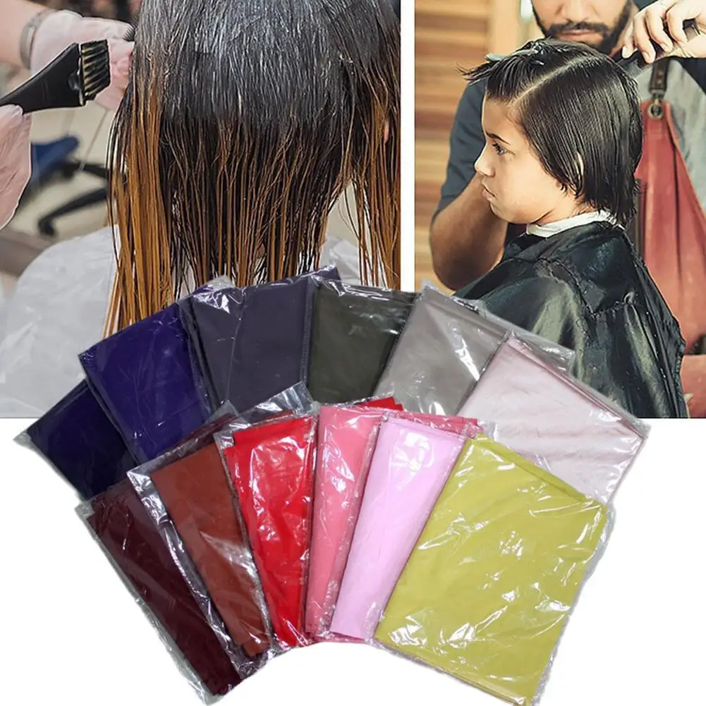 

1PC Hairdressing Cape Color Cutting Hair Waterproof Cloth Salon Barber Cape Hairdressing Hairdresser Apron Haircut Capes