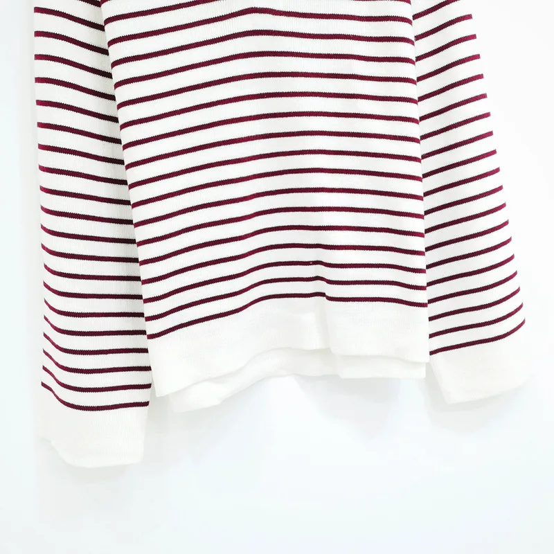 2021 New Star Same Striped T-shirt Sweater Women's Fashion Loose Fitting Sleeve Lazy Wind Age Reducing Trend
2021 New Star Same Striped T-shirt Sweater Women's Fashion Loose Fitting Sleeve Lazy Wind Age Reducing Trend