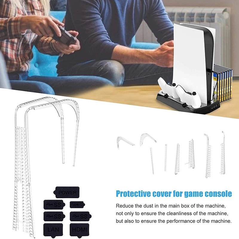 Для PS5 консоли DE/UHD Пылезащитная заглушка для ps5 аксессуары playstation 5 крышка силиконовый домкрат комплект пробки
Для PS5 консоли DE/UHD Пылезащитная заглушка для ps5 аксессуары playstation 5 крышка силиконовый домкрат комплект пробки