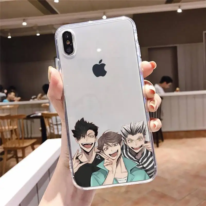 Cute Japan Anime Oya Haikyuu Phone Case Transparent soft For iphone 5 5s 5c se 6 6s 7 8 11 12 plus mini x xs xr pro max
Cute Japan Anime Oya Haikyuu Phone Case Transparent soft For iphone 5 5s 5c se 6 6s 7 8 11 12 plus mini x xs xr pro max