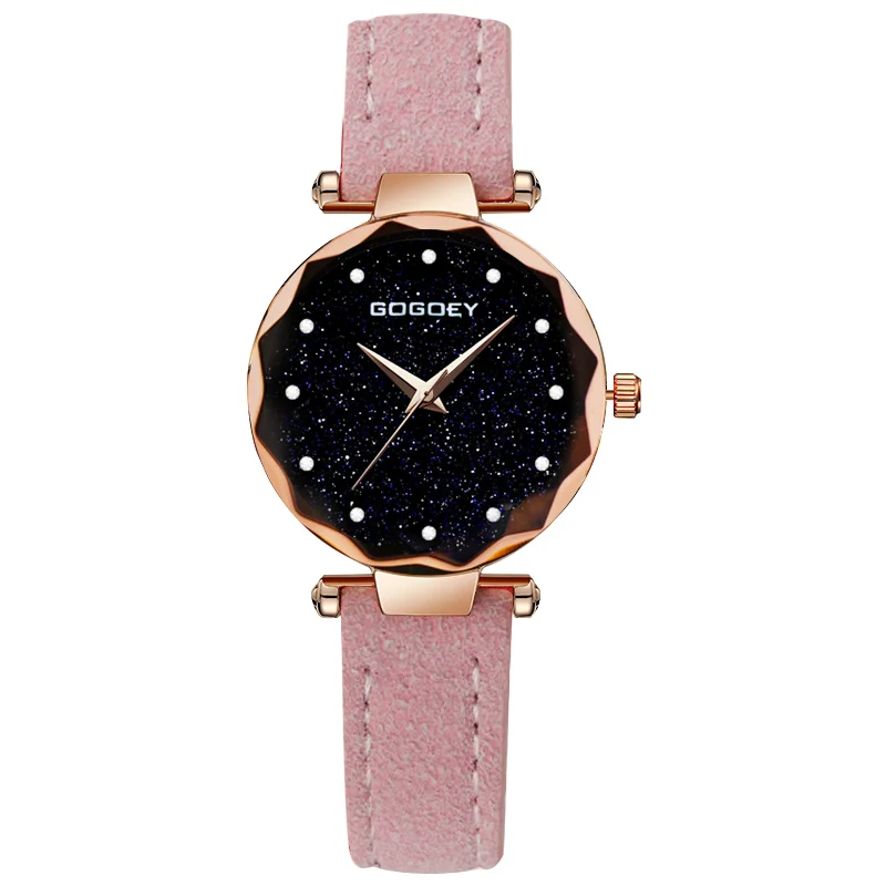 Gogoey Band милые модные женские часы с ремешком звездная звезда для женщин