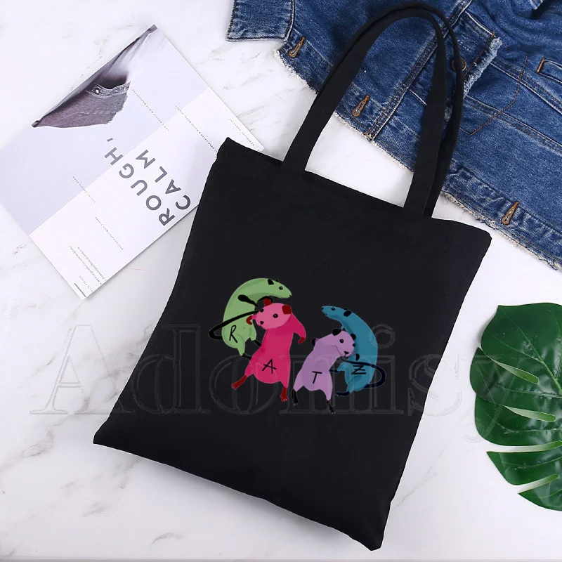 Ratz Women Shopping Canvas Bag Female Girl Tote Eco Harajuku Shopper Shoulder Bags,Drop Ship
Ratz Women Shopping Canvas Bag Female Girl Tote Eco Harajuku Shopper Shoulder Bags,Drop Ship