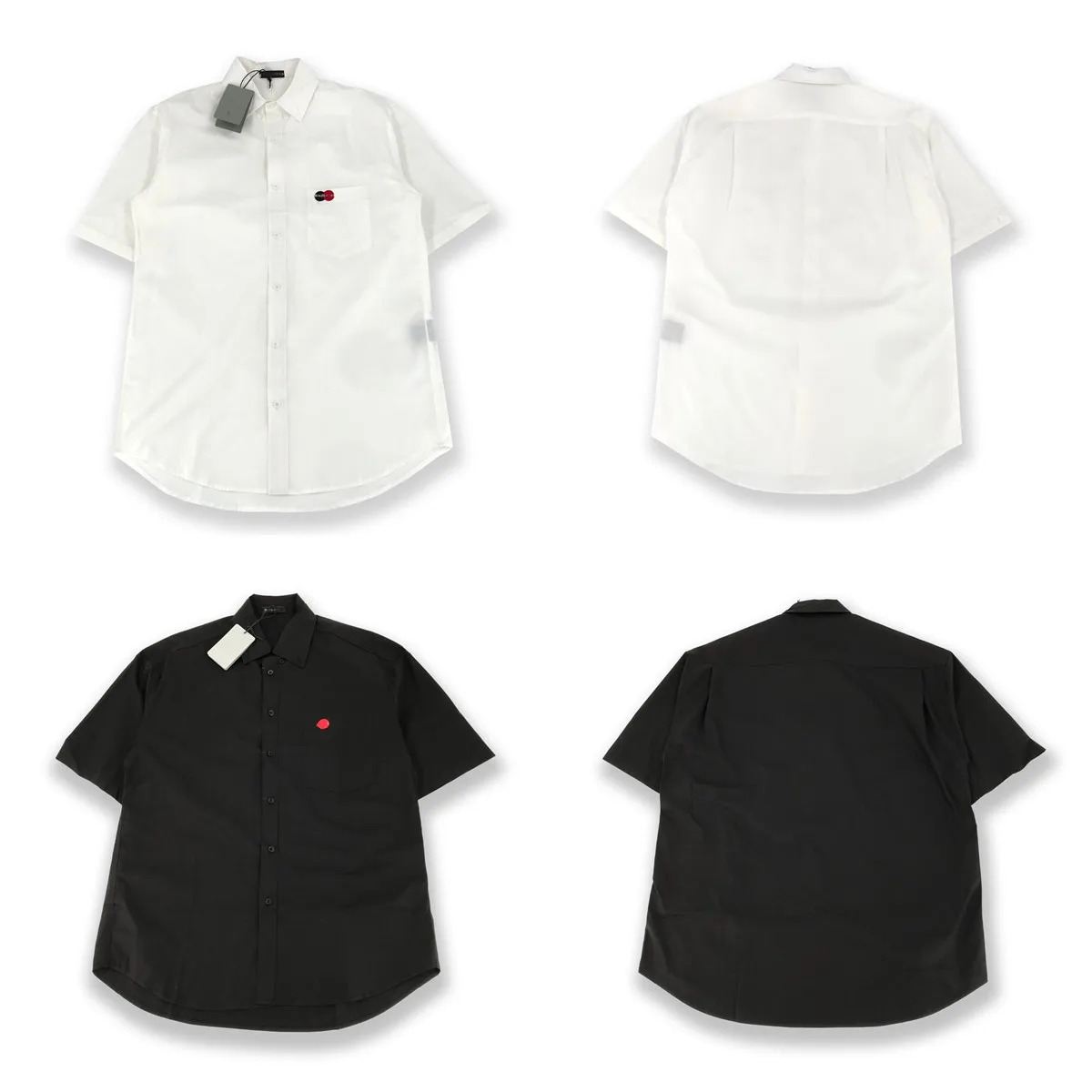 2021 Spring Summer Women's Paris Letter Embroidery Cotton Black Short Sleeve men Polo 93
2021 Spring Summer Women's Paris Letter Embroidery Cotton Black Short Sleeve men Polo 93