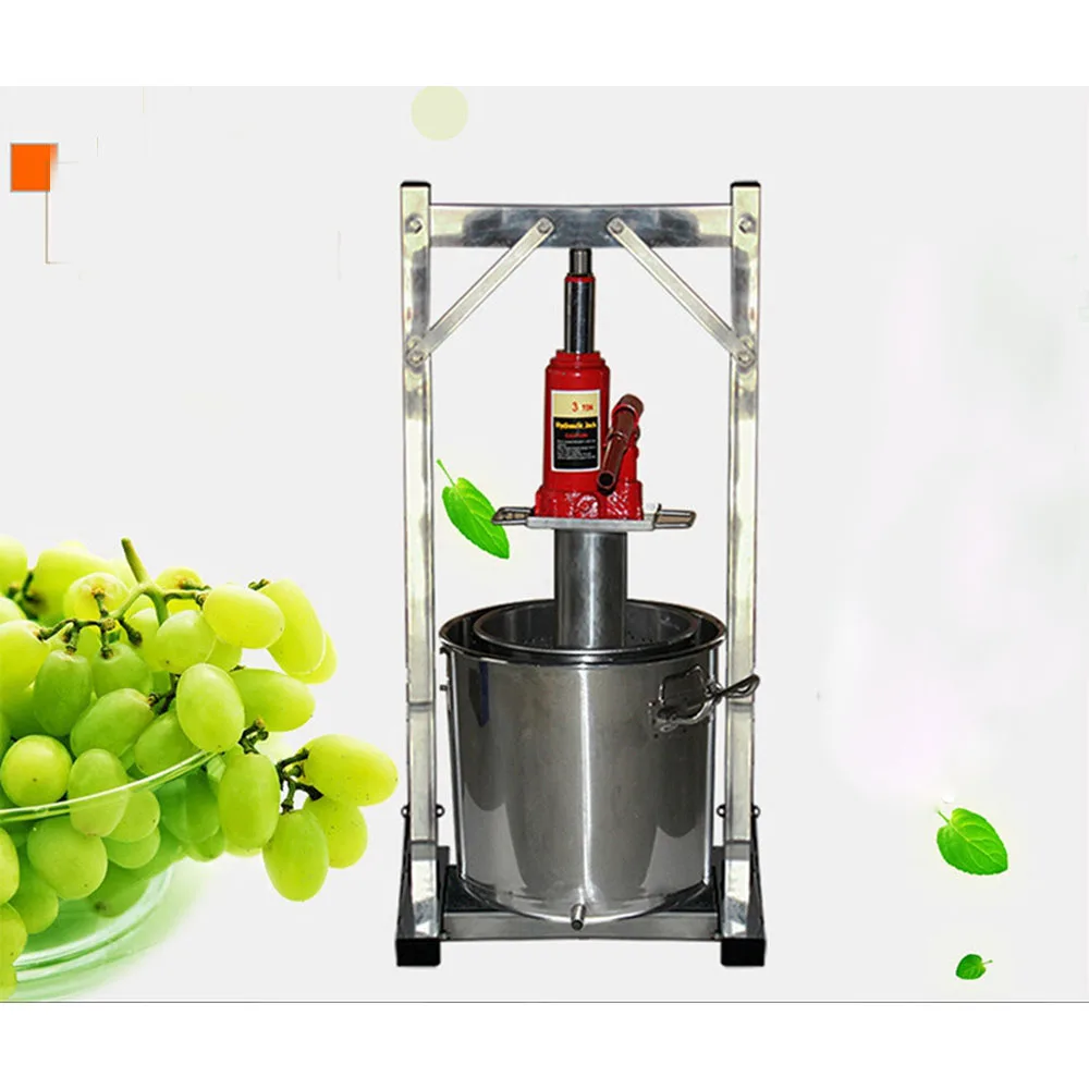 Free Shipping 3T 36L/22L/12L Manual Hydraulic Fruit Squeezer Stainless Steel Grape Blueberry Mulberry Presser Juicer Grape
Free Shipping 3T 36L/22L/12L Manual Hydraulic Fruit Squeezer Stainless Steel Grape Blueberry Mulberry Presser Juicer Grape
