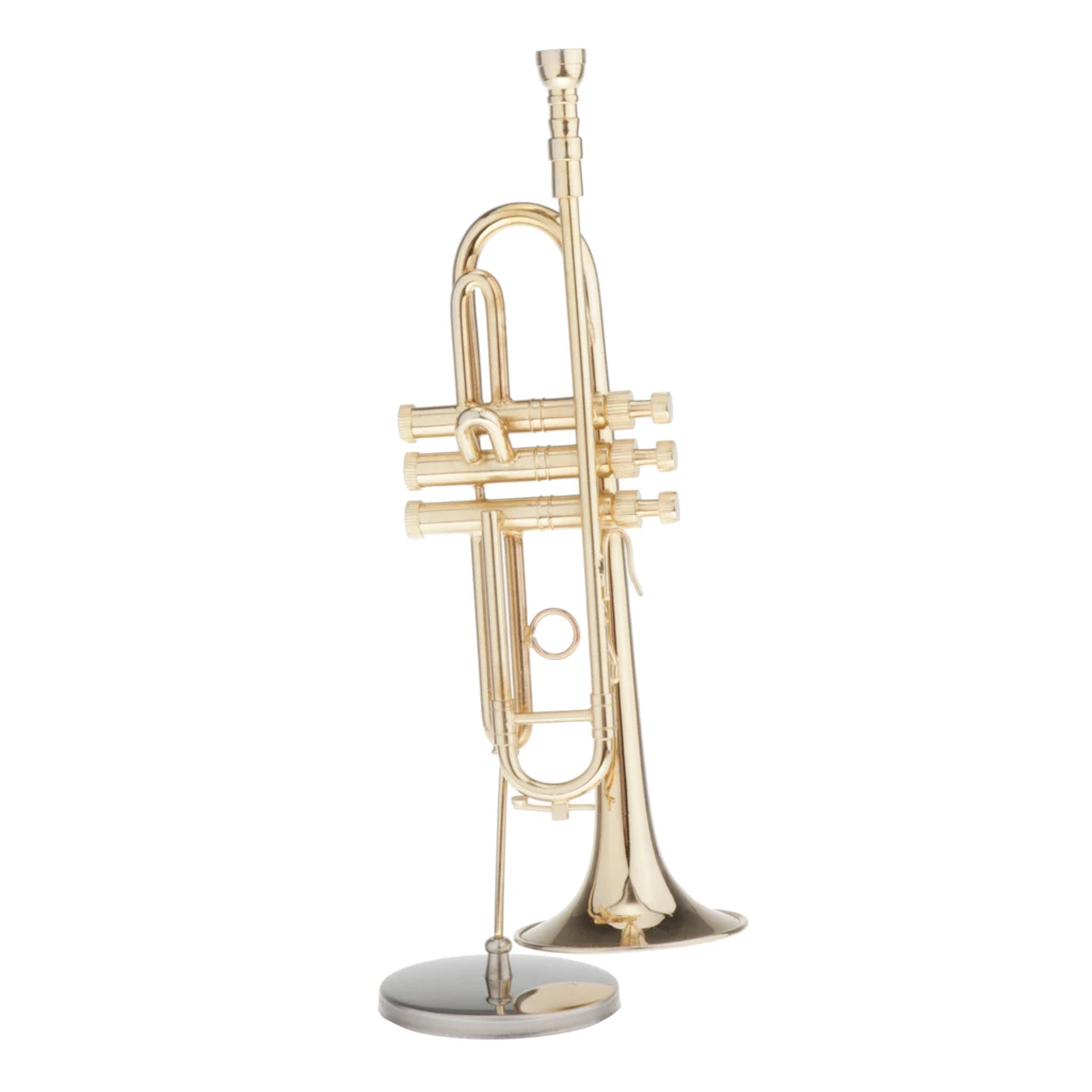 1/6 Miniature Trumpet with Stand Case Accessories Musical Instruments Ornaments
1/6 Miniature Trumpet with Stand Case Accessories Musical Instruments Ornaments