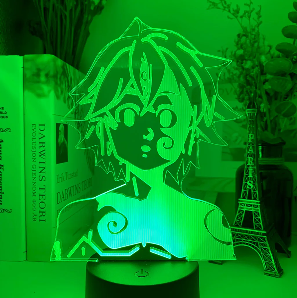 Acrylic Night Light Lamp Manga The Seven Deadly Sins Gadget for Home Room Decorative Light Meliodas Figure Kids Table Lamp Gift
Acrylic Night Light Lamp Manga The Seven Deadly Sins Gadget for Home Room Decorative Light Meliodas Figure Kids Table Lamp Gift
