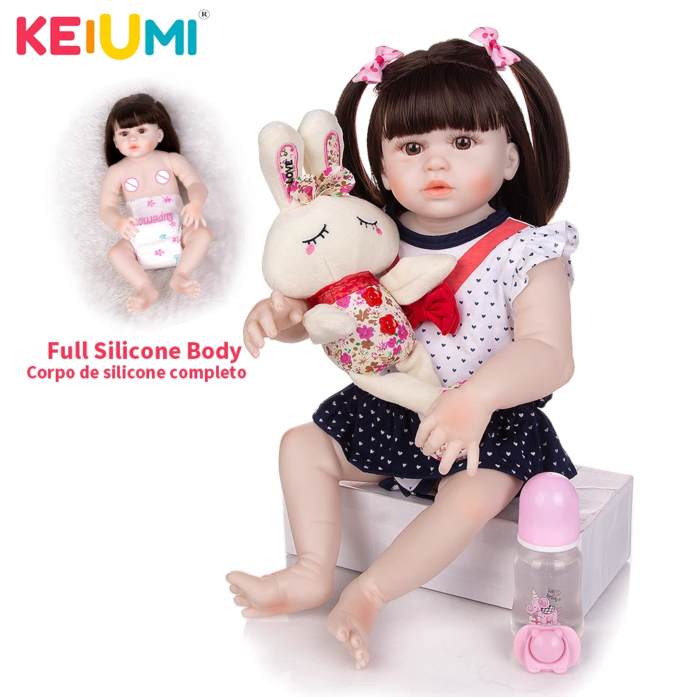 KEIUMI New Style 23 inch Princess Girl Reborn Dolls All Silicone Body Lovely Baby Dolls For Toddler Birthday Gift Playmate
KEIUMI New Style 23 inch Princess Girl Reborn Dolls All Silicone Body Lovely Baby Dolls For Toddler Birthday Gift Playmate