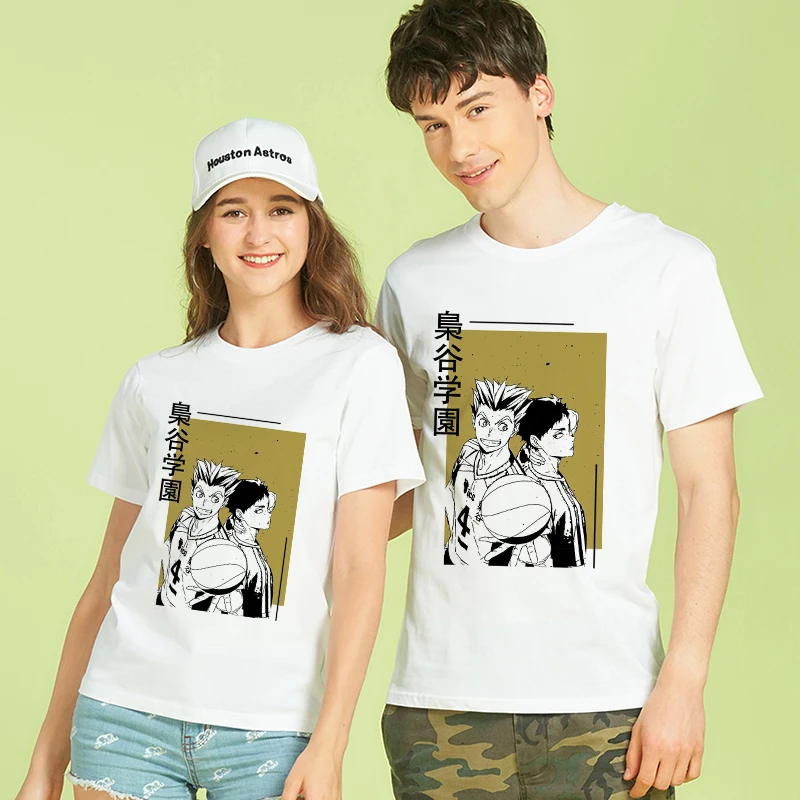 Футболка аниме Fukurodani Haikyuu Bokuto Koutarou футболка японское хлопковые повседневные